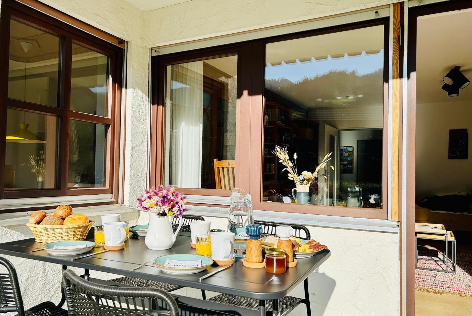 Fraeulein-fink - Alpsee 5 Min - Neue Grosszuegige Suedterrasse Mit Garten - Gratis Wlan - Waschmaschine - Garage Oberstaufen