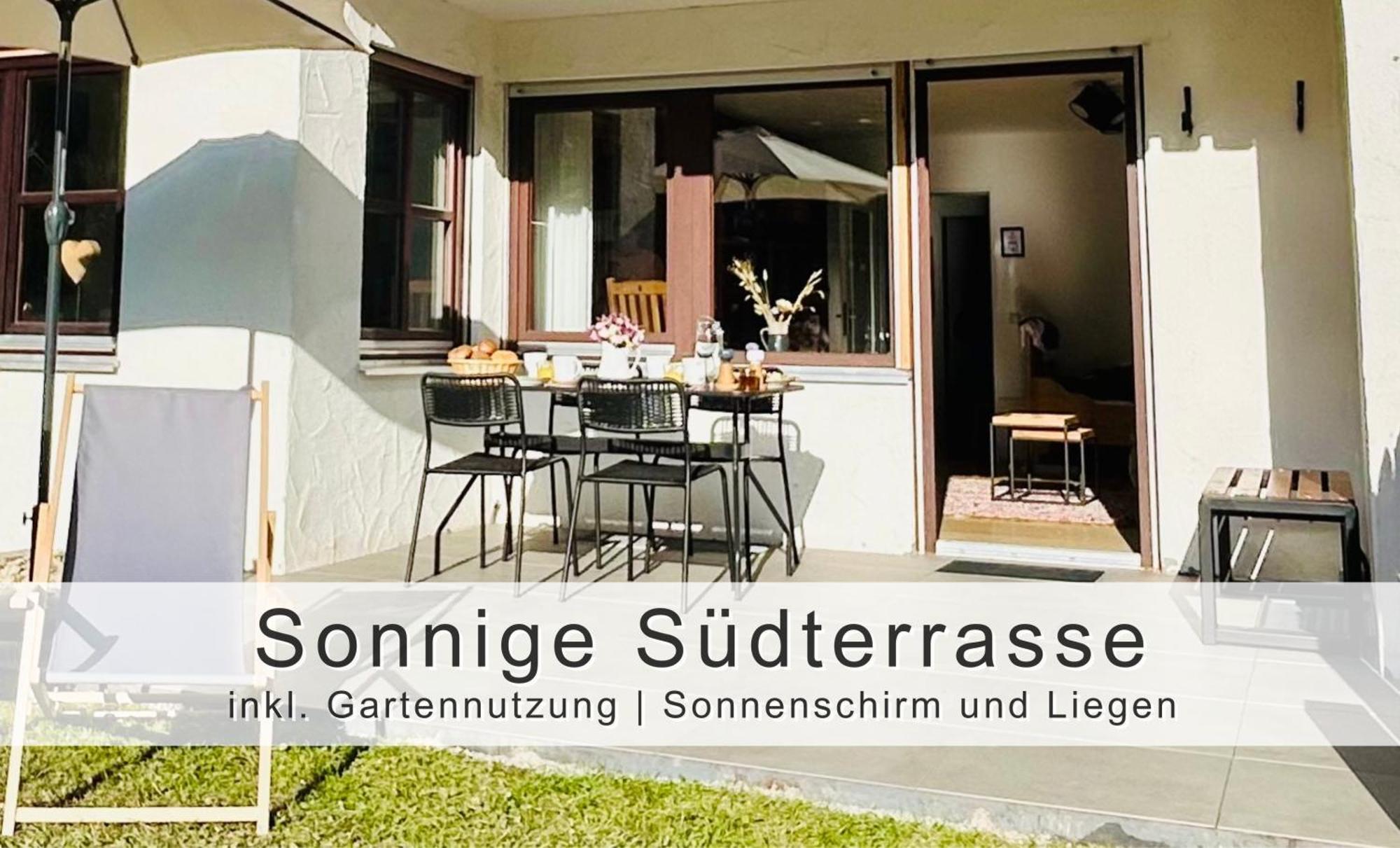 Apartment Fraeulein-fink - Alpsee 5 Min - Neue Grosszuegige Suedterrasse Mit Garten - Gratis Wlan - Waschmaschine - Garage Oberstaufen